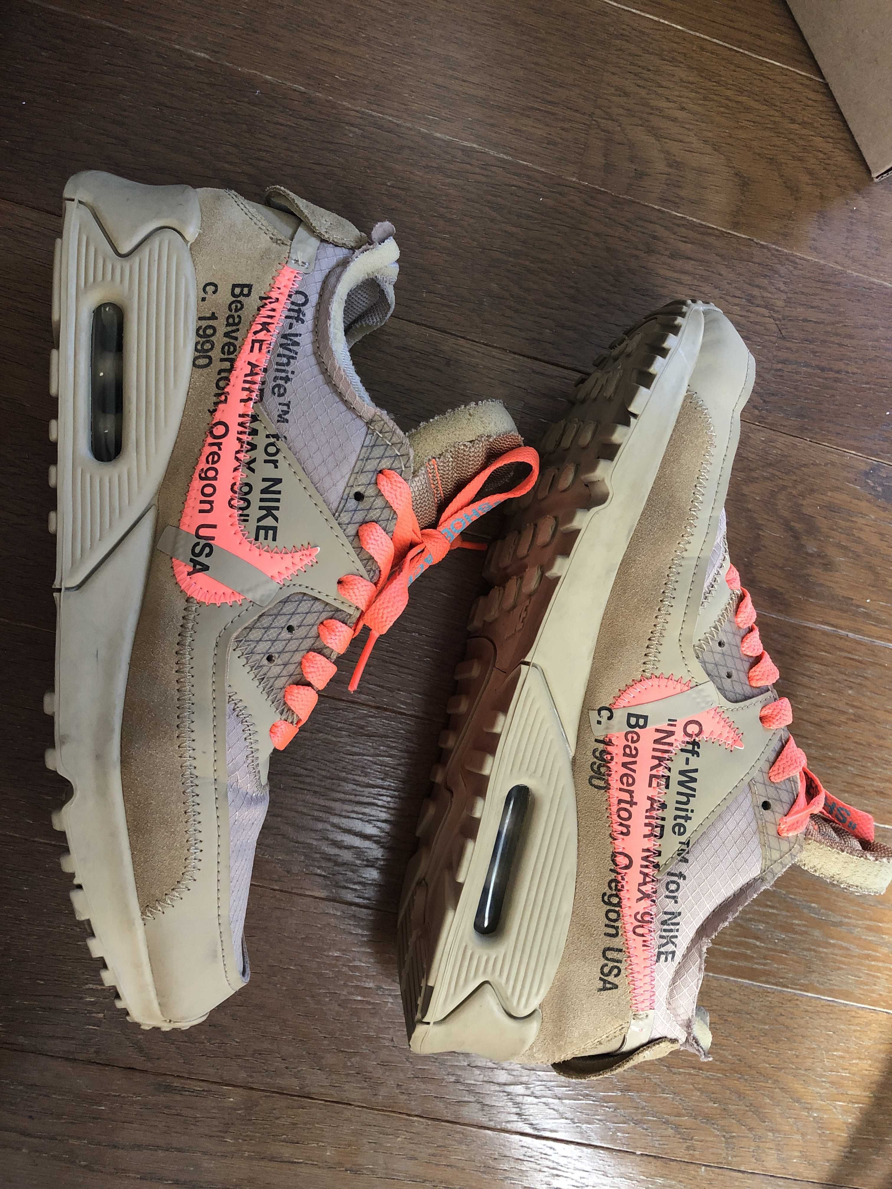 Off-White × Nike Air Max 90 "Desert Ore"