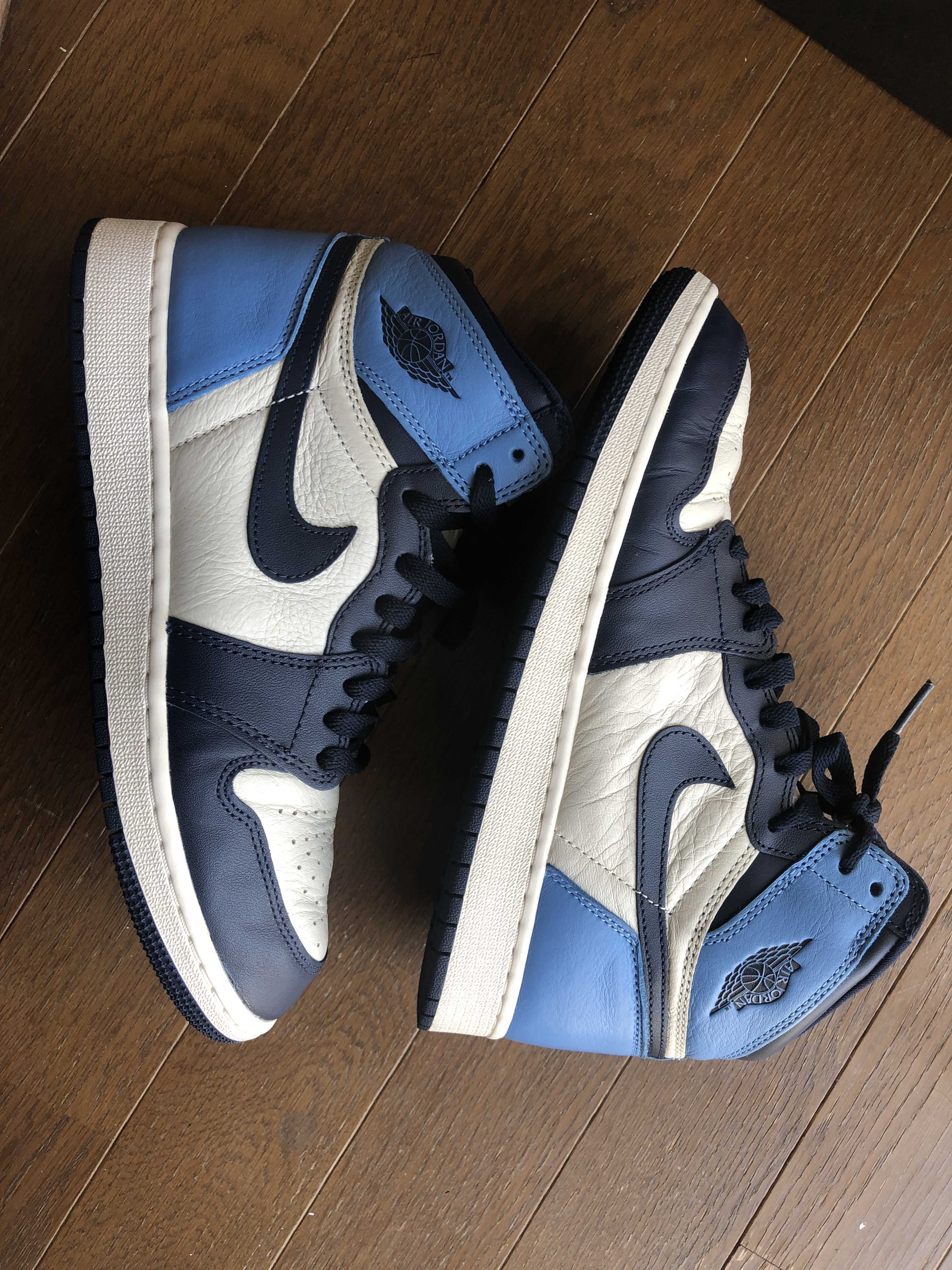 Nike GS Air Jordan 1 Retro High "Obsidian/University Blue"