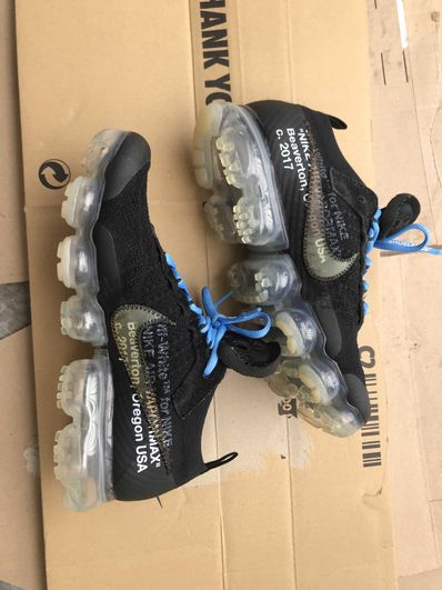 Off-White × Nike Air Vapormax "Black/Total Orange/Clear"