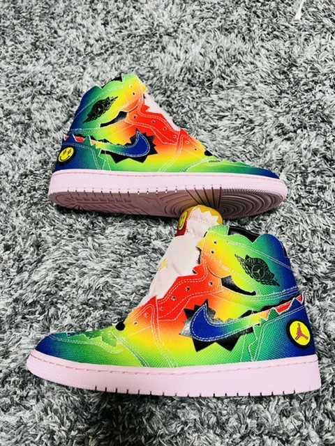J Balvin × Nike Air Jordan 1 High OG "Rainbow"