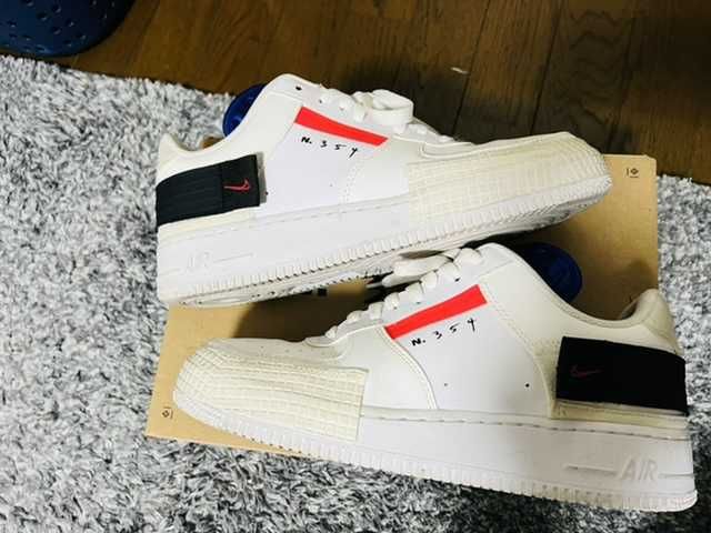 Nike Air Force 1 Low Type "Summit White/Red Orbit/White/Black"