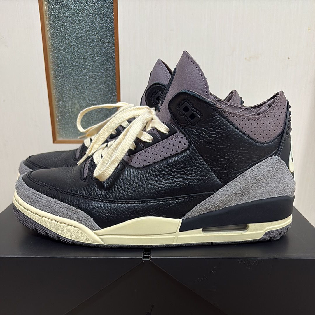 A Ma Maniere × Nike Women's Air Jordan 3 Retro OG SP "Black and Flat Pewter/WYWS"