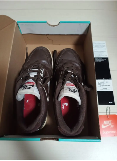 Supreme × Nike SB Air Force 2 Low "Baroque Brown"