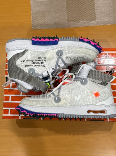 Off-White × Nike Air Force 1 Mid "White"