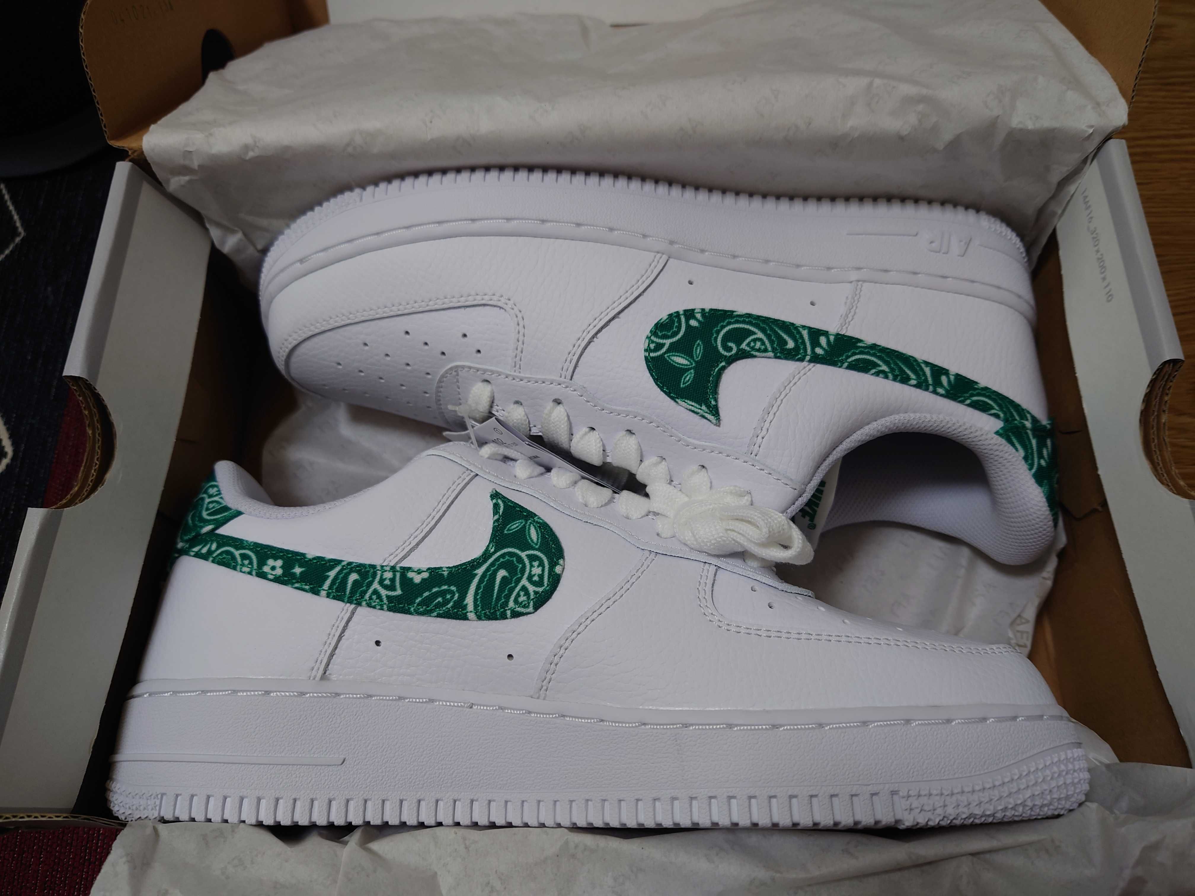 Nike Women's Air Force 1 Low '07 Essential "Green Paisley"