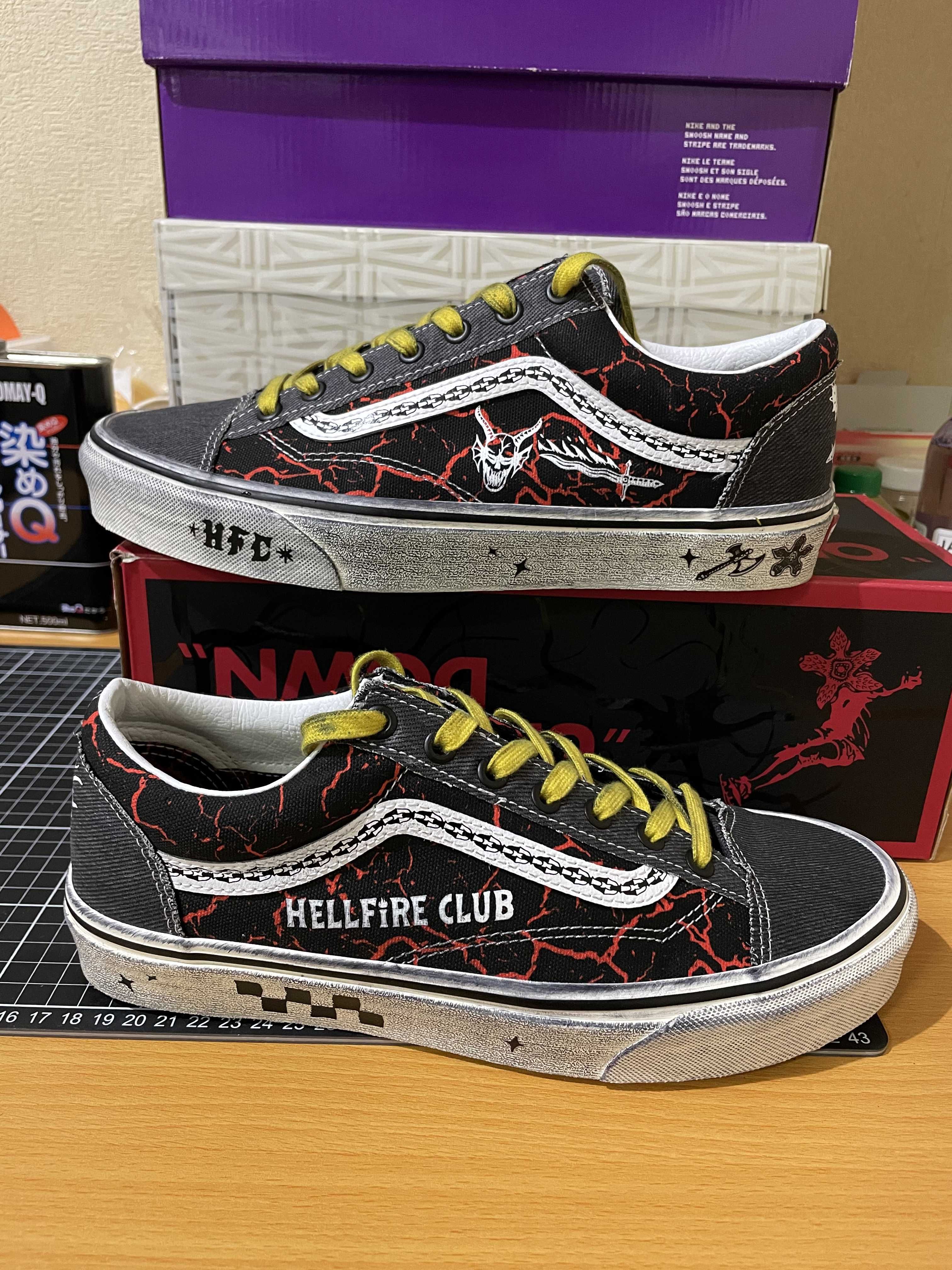 Stranger Things × Vans Style 36 "Stranger Black"