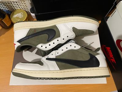 Travis Scott × Nike Air Jordan 1 Low OG SP "Reverse Olive"