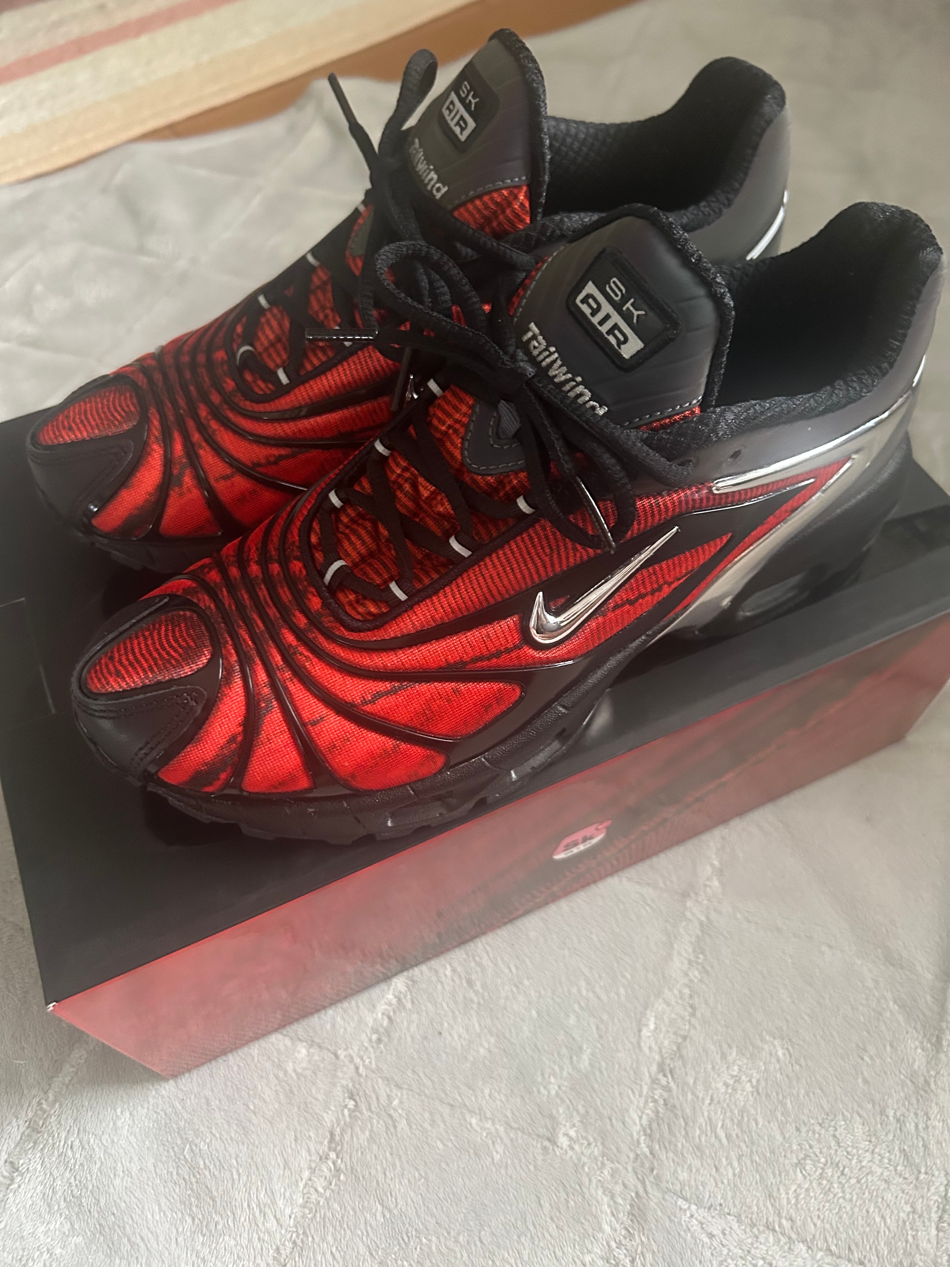 SKEPTA × NIKE AIR MAX TAILWIND V "BLACK/CHROME RED"