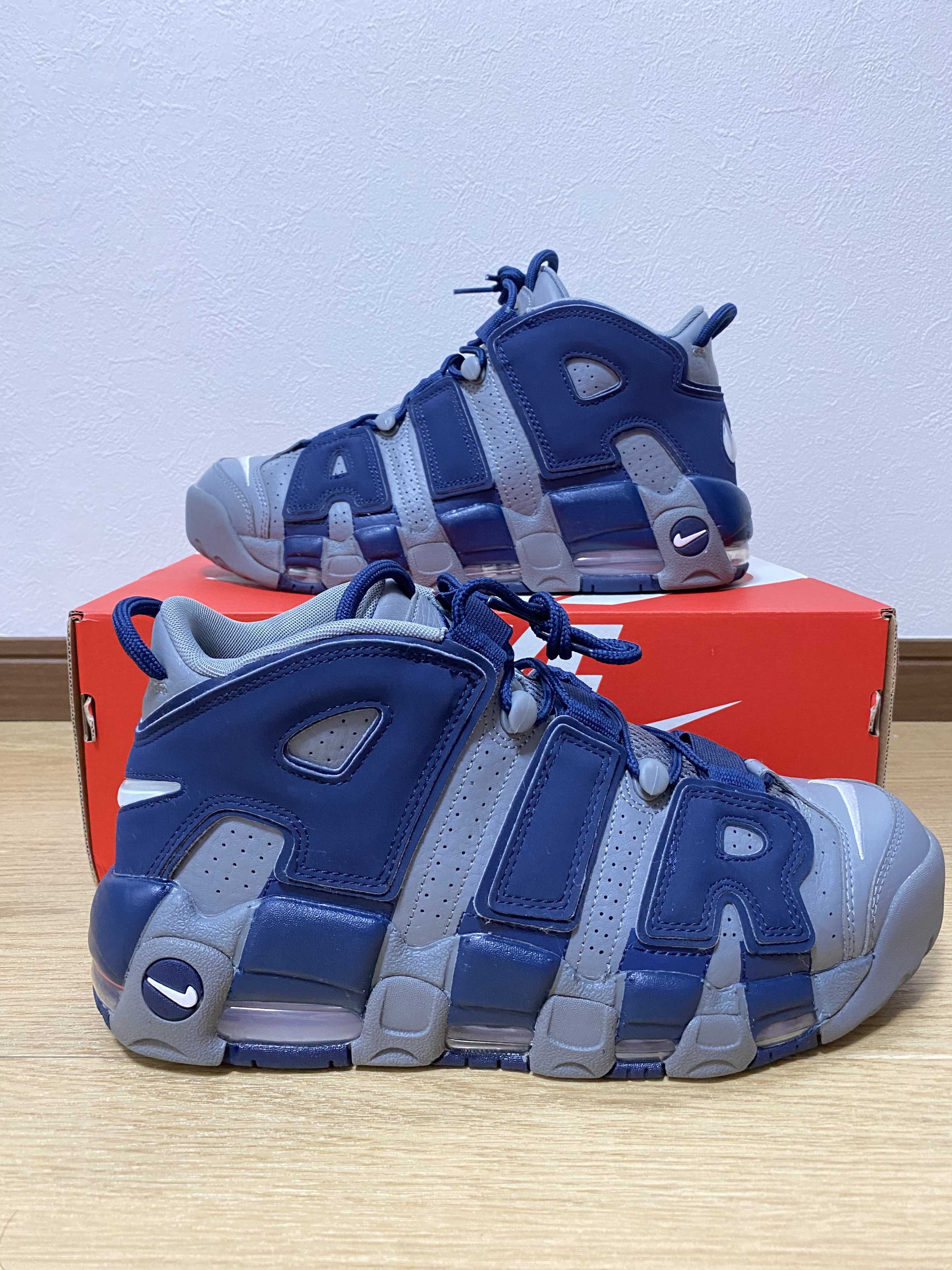 Nike Air More Uptempo '96 "Cool Grey/White/Midnight Navy"