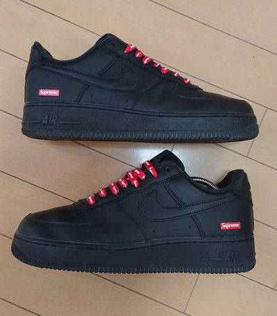 Supreme × Nike Air Force 1 Low "Black"