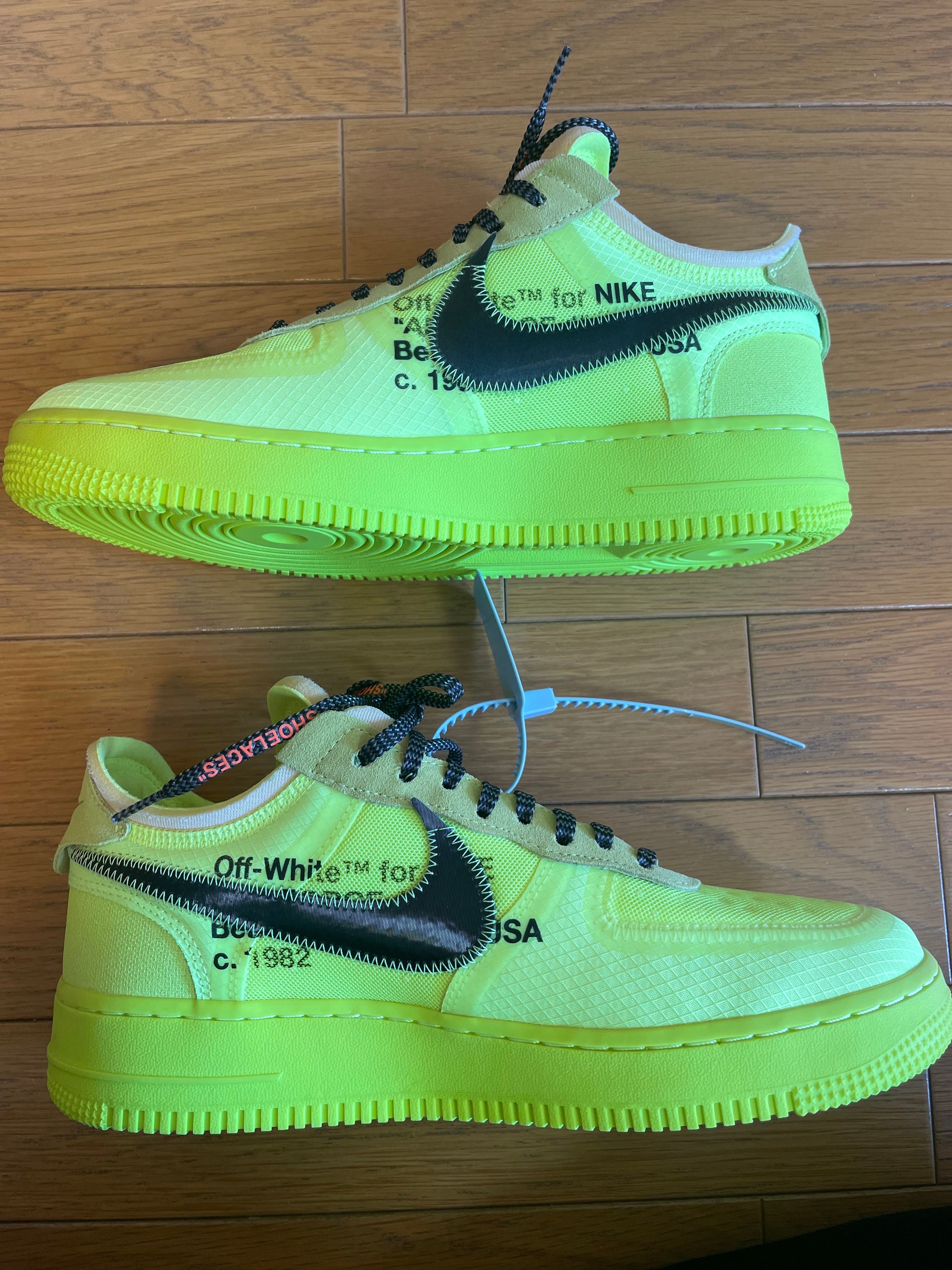 Off-White × Nike Air Force 1 Low "Volt"