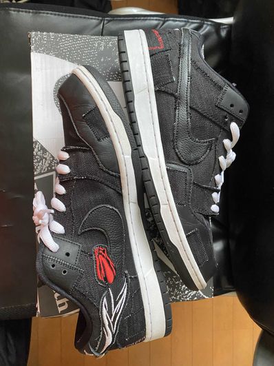 Wasted Youth × Nike SB Dunk Low "Black Denim"(Special Box) / VERDY