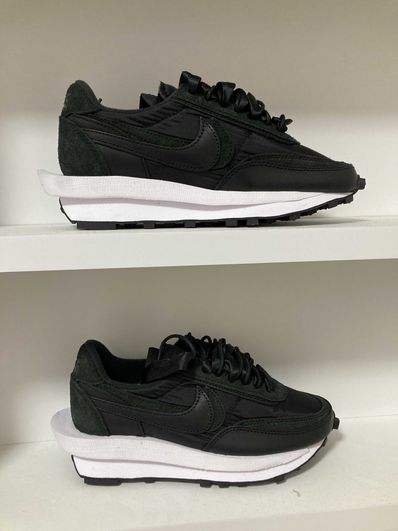 sacai × Nike LDV Waffle "Triple Black"