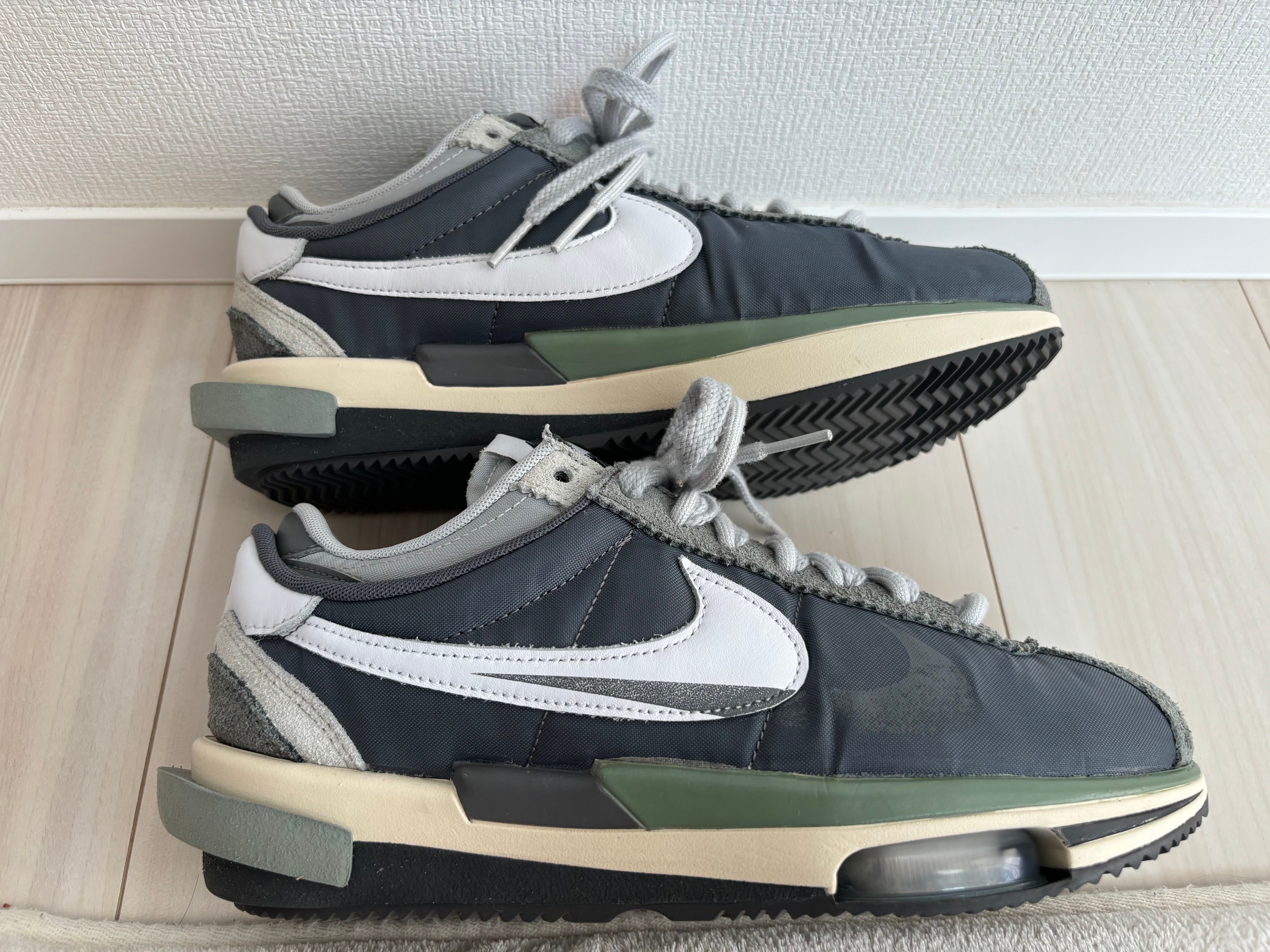 sacai × Nike Zoom Cortez "Iron Grey"