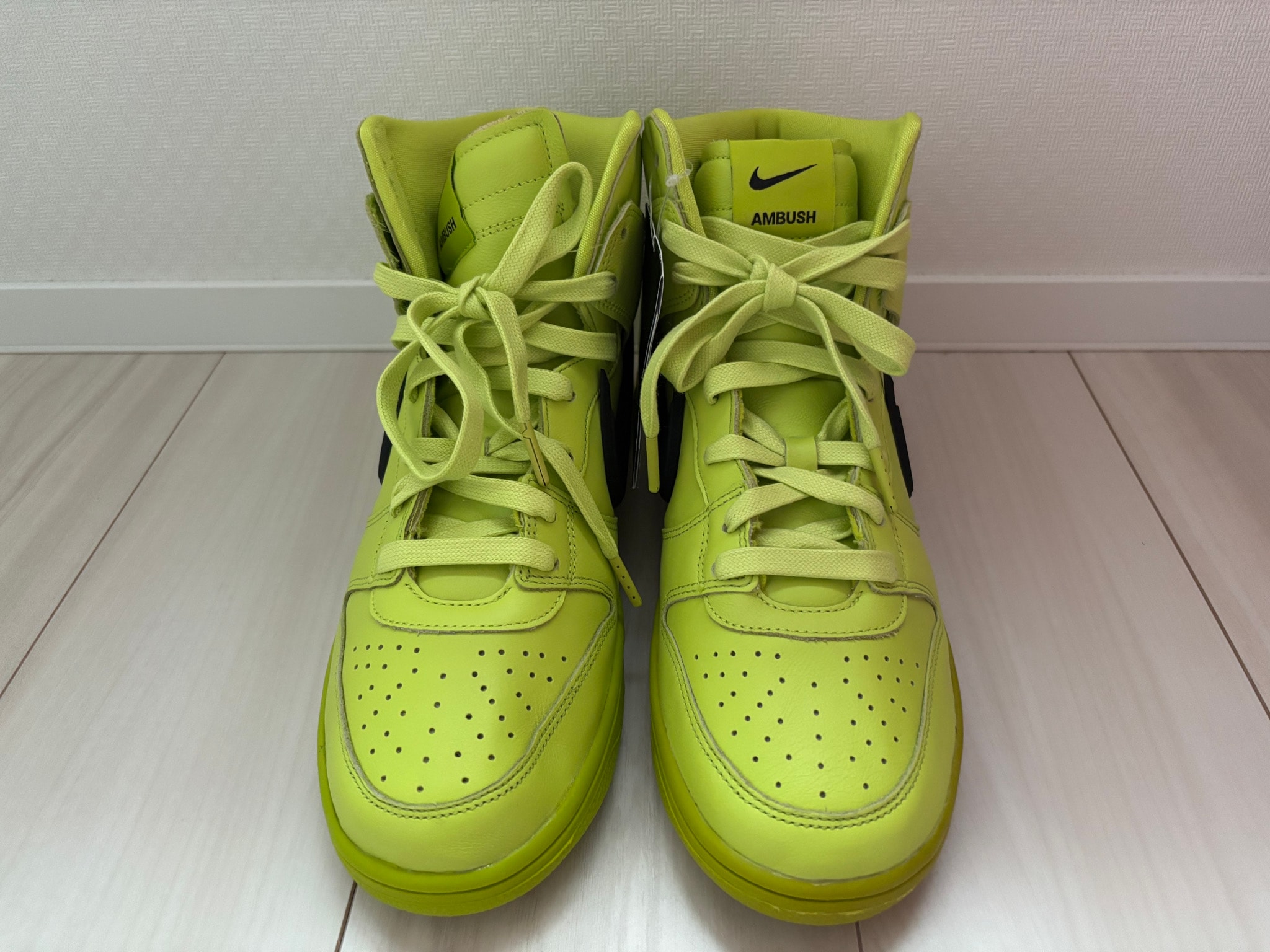 Ambush × Nike Dunk High "Flash Lime"