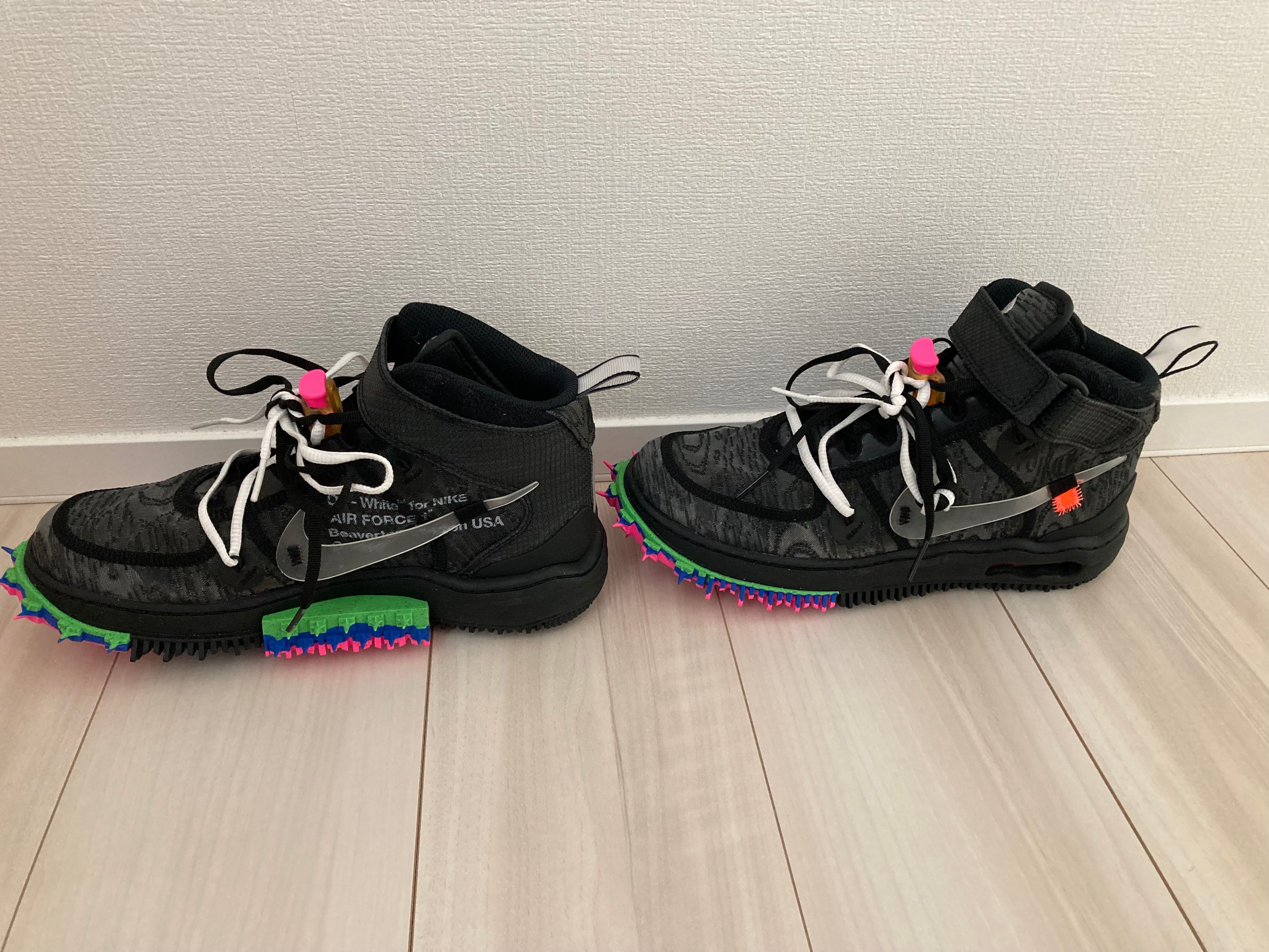 Off-White × Nike Air Force 1 Mid "Black"