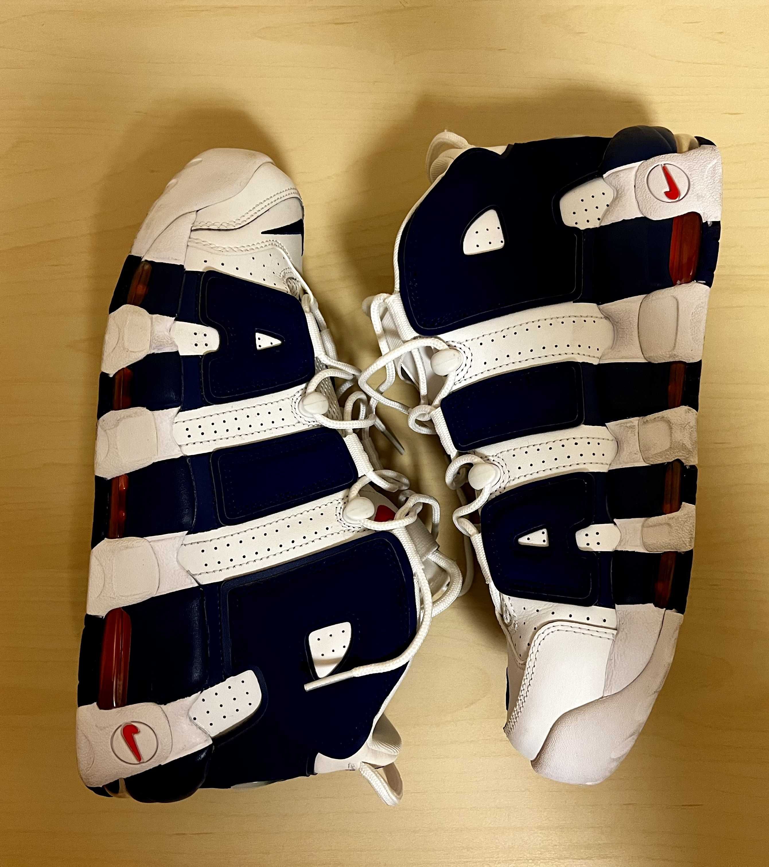 NIKE AIR MORE UPTEMPO 96 "WHITE/DEEP ROYAL BLUE"