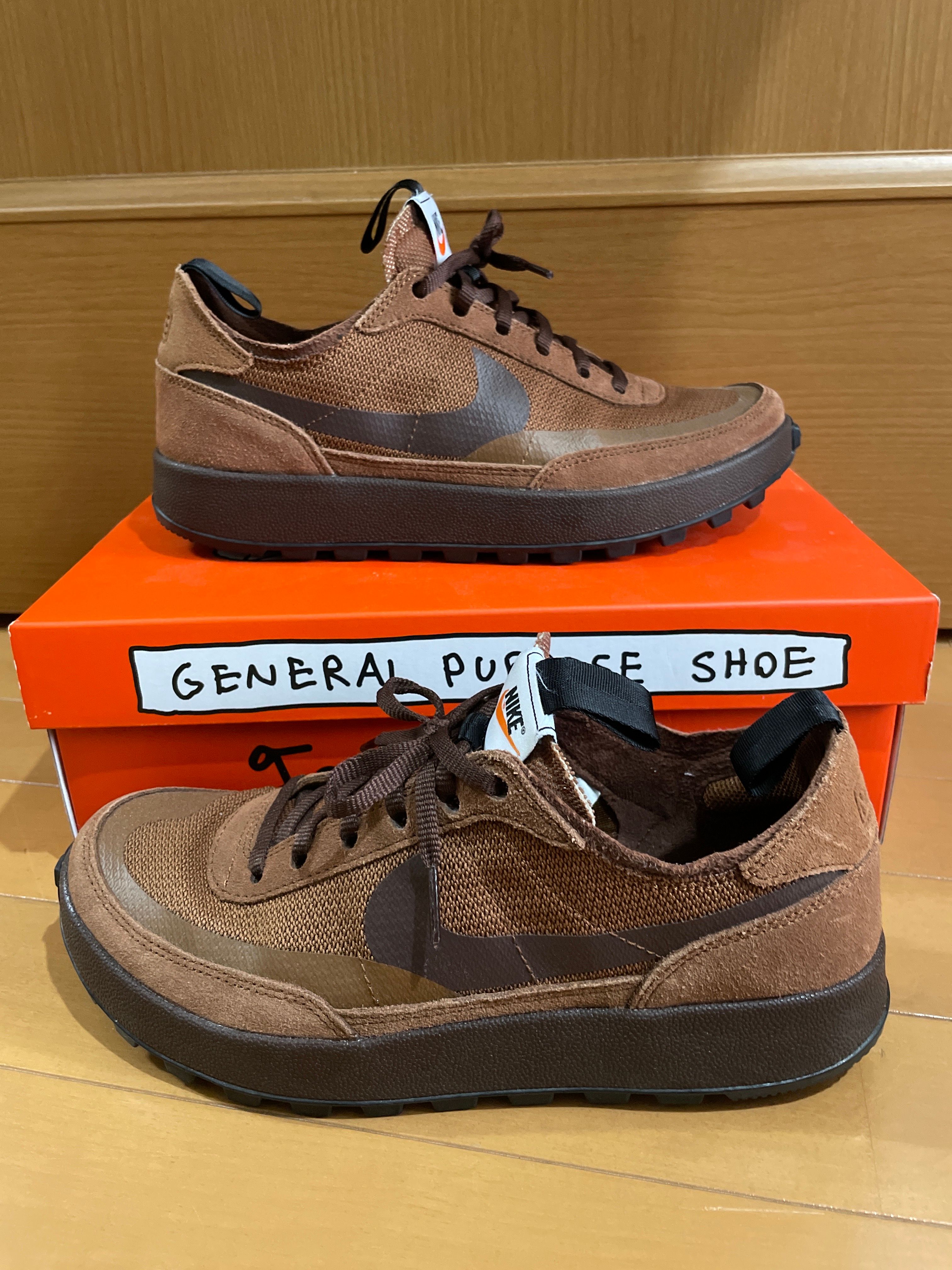 Tom Sachs × NikeCraft Women's General Purpose Shoe "Brown"