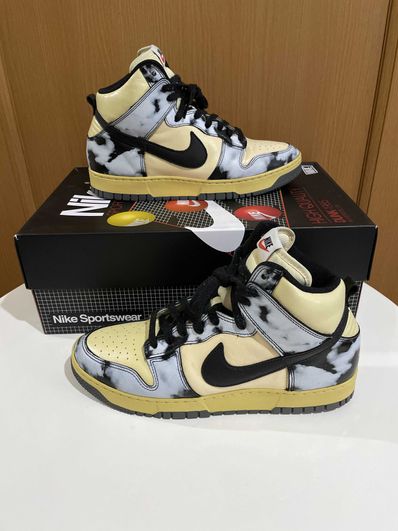 Nike Dunk High "Black Acid Wash"