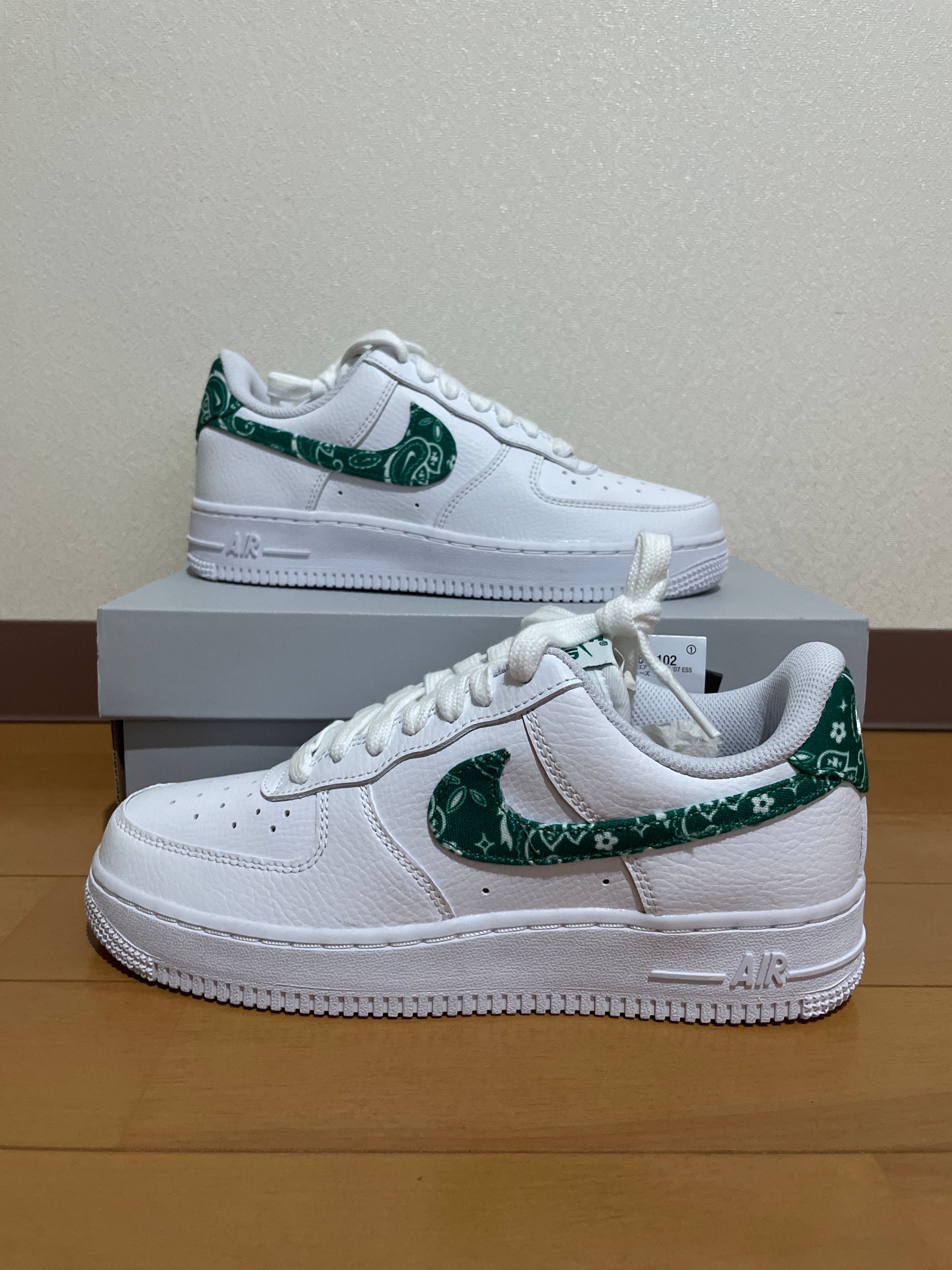 Nike Women's Air Force 1 Low '07 Essential "Green Paisley"