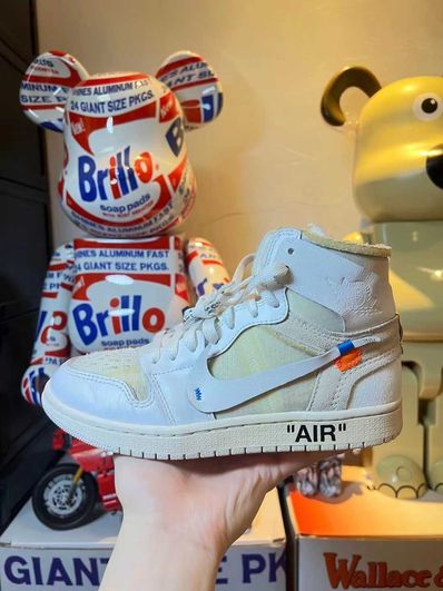 Off-White × Nike GS Air Jordan 1 Retro High "White"