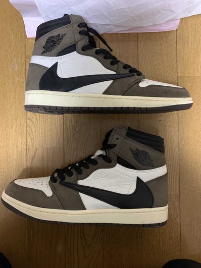 Travis Scott × Nike Air Jordan 1 Retro High OG TS SP "Sail/Dark Mocha"