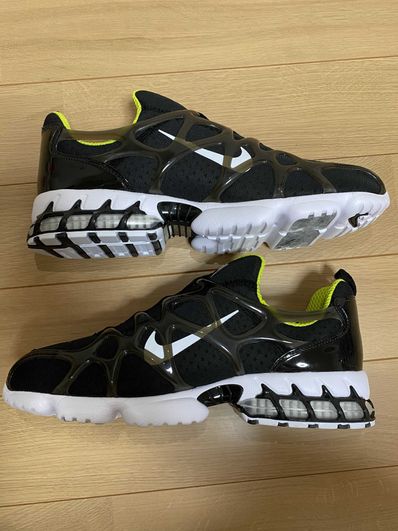 Stussy x Nike Air Zoom Kukini "Black/White/Bright Cactus"