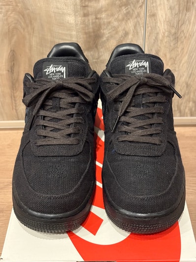 Stussy × Nike Air Force 1 Low "Triple Black"