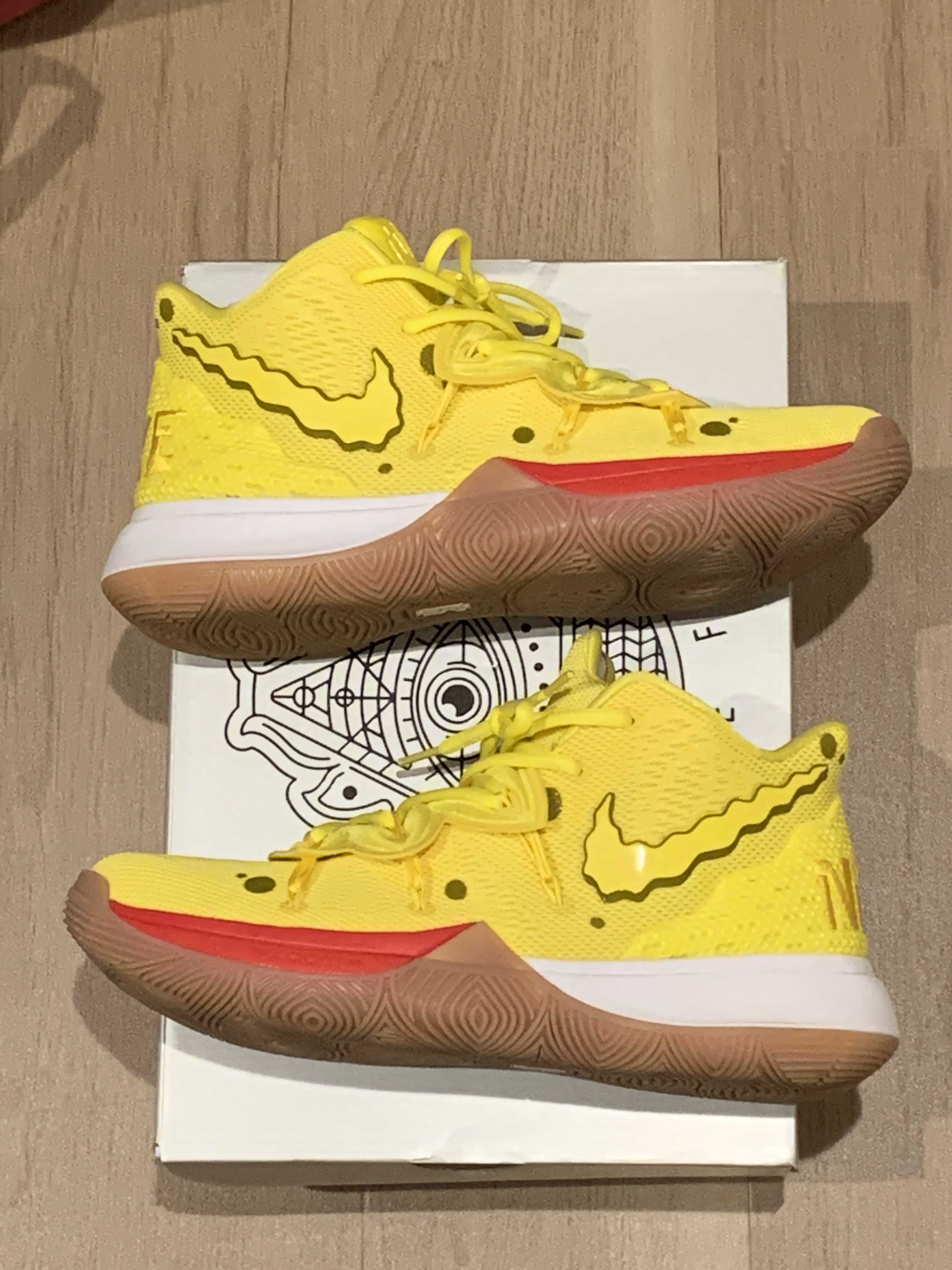 Spongebob Squarepants × Nike Kyrie 5 "Opti Yellow"