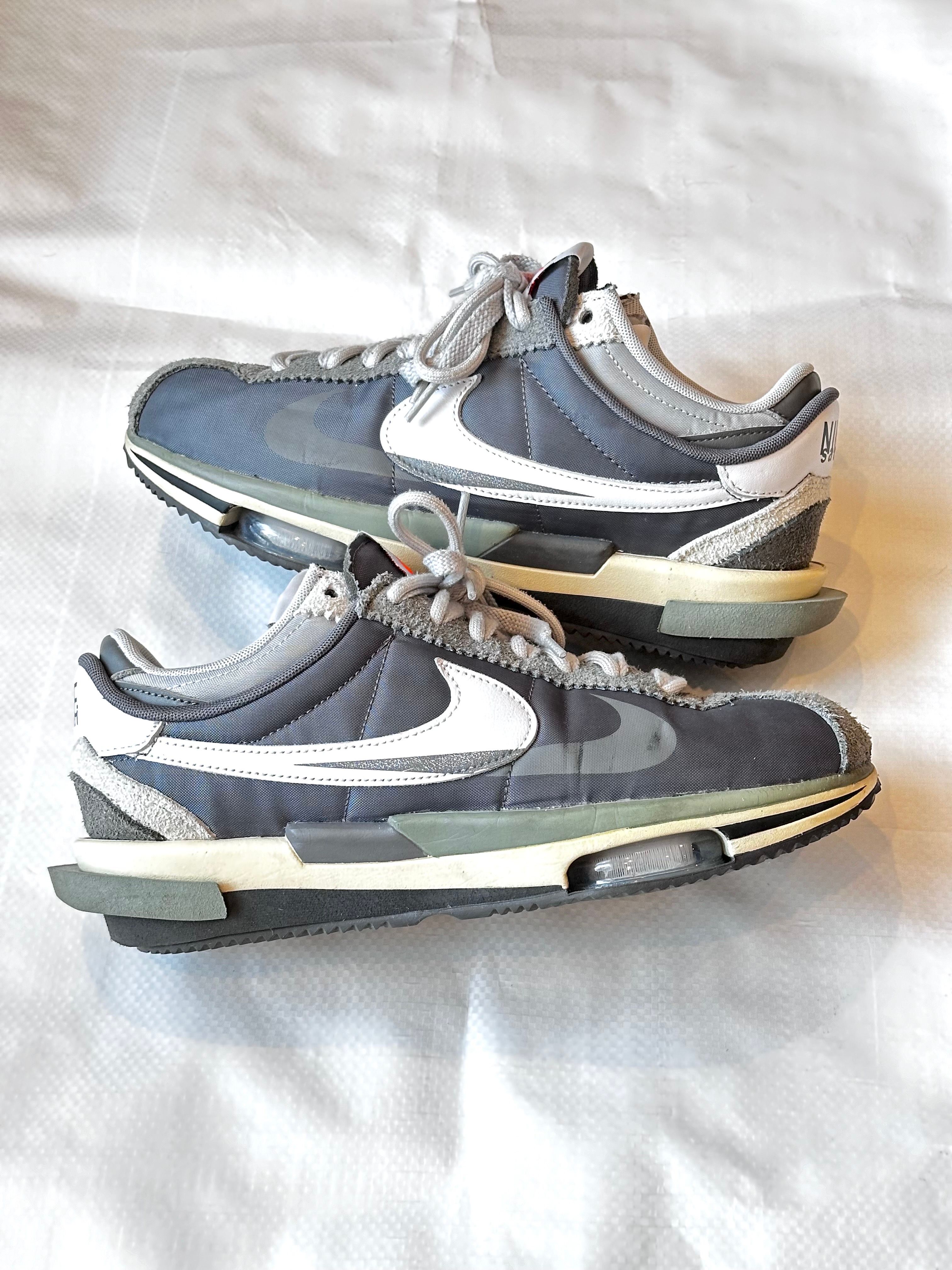 sacai × Nike Zoom Cortez "Iron Grey"