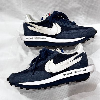 Fragment × sacai × Nike LD Waffle "Blackended Blue"