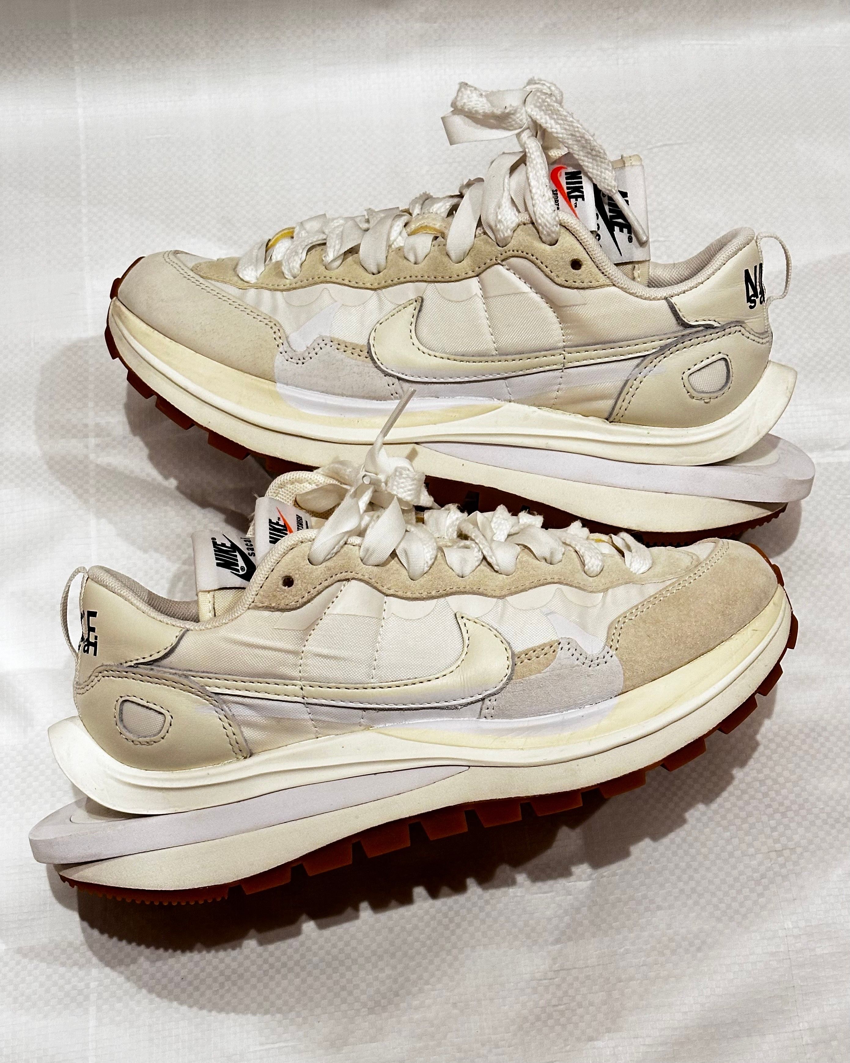 sacai × Nike Vapor Waffle "White Gum"