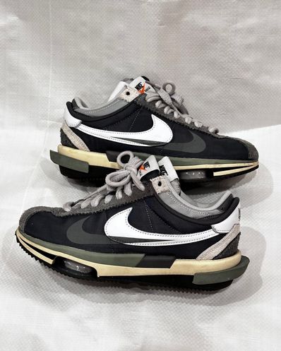 sacai × Nike Zoom Cortez "Iron Grey"