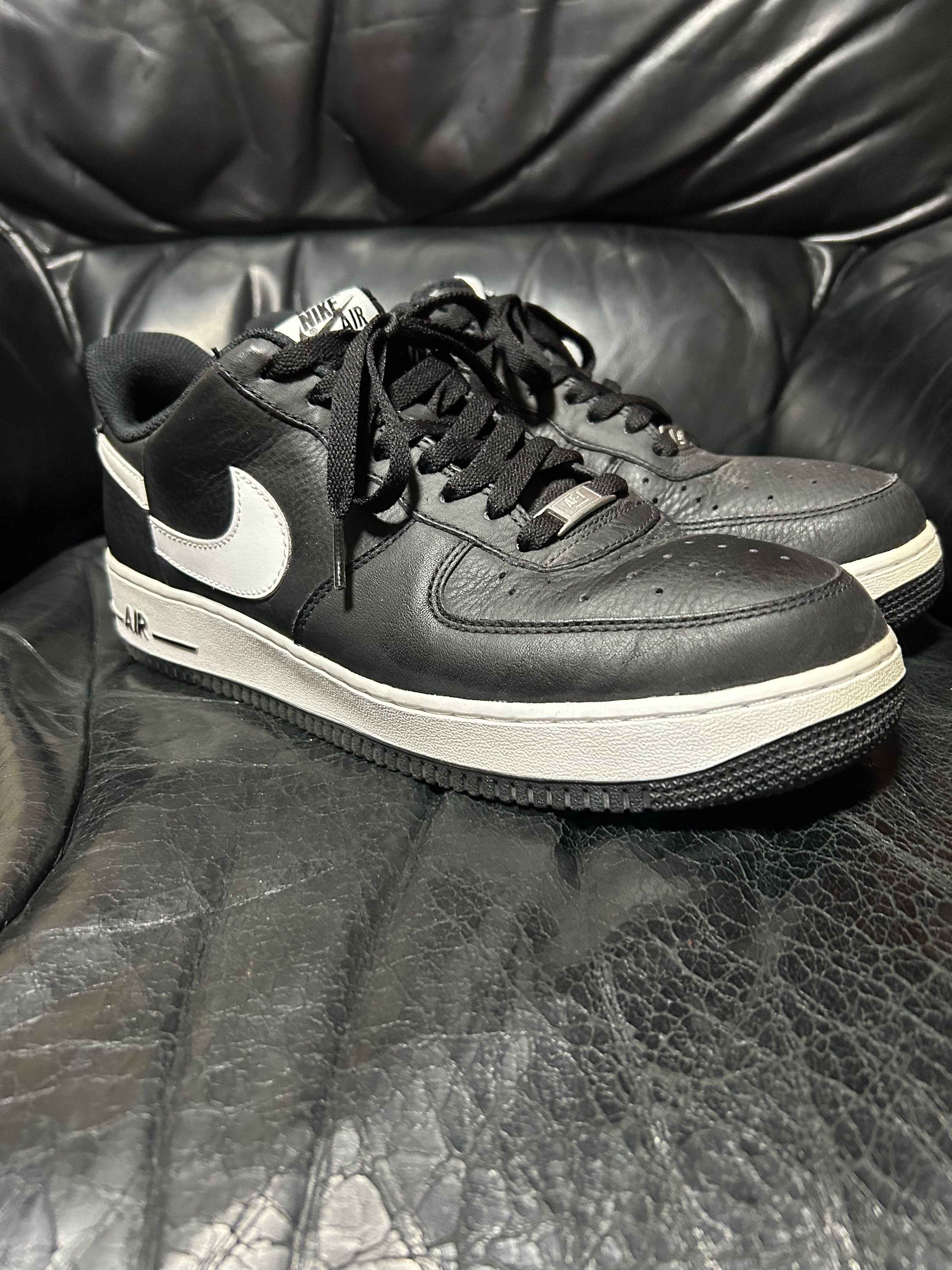 Supreme × COMME des GARCONS SHIRT × Nike Air Force 1 Low "Black/White" (2018)