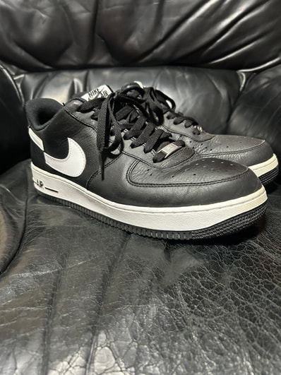 Supreme × COMME des GARCONS SHIRT × Nike Air Force 1 Low "Black/White" (2018)