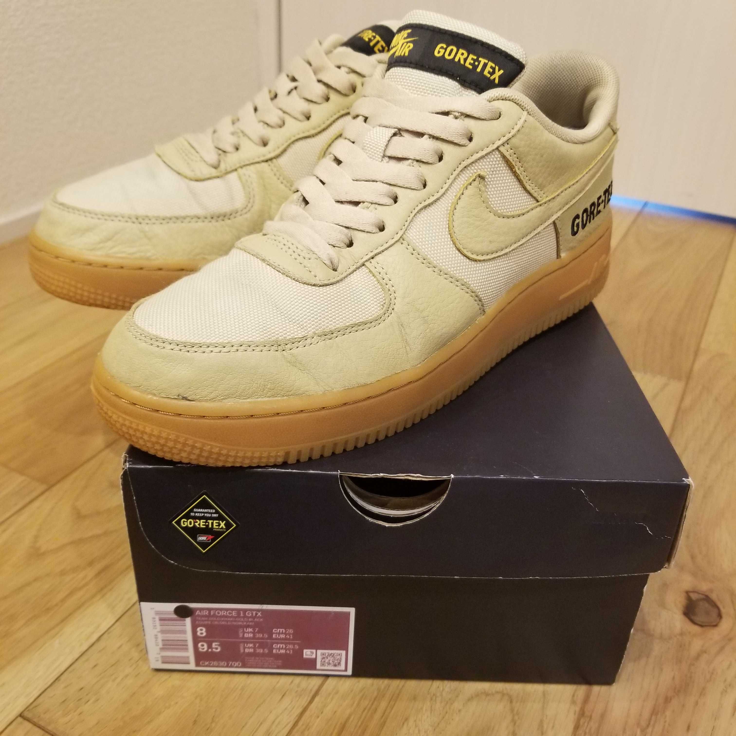 Nike Air Force 1 Low Gore-Tex "Team Gold"