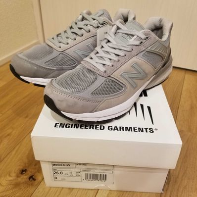 Engineered Garments ×New Balance 990V5 CG5 "GRAY"