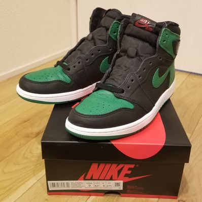 Nike Air Jordan 1 Retro High OG "Black/Pine Green" (2020)