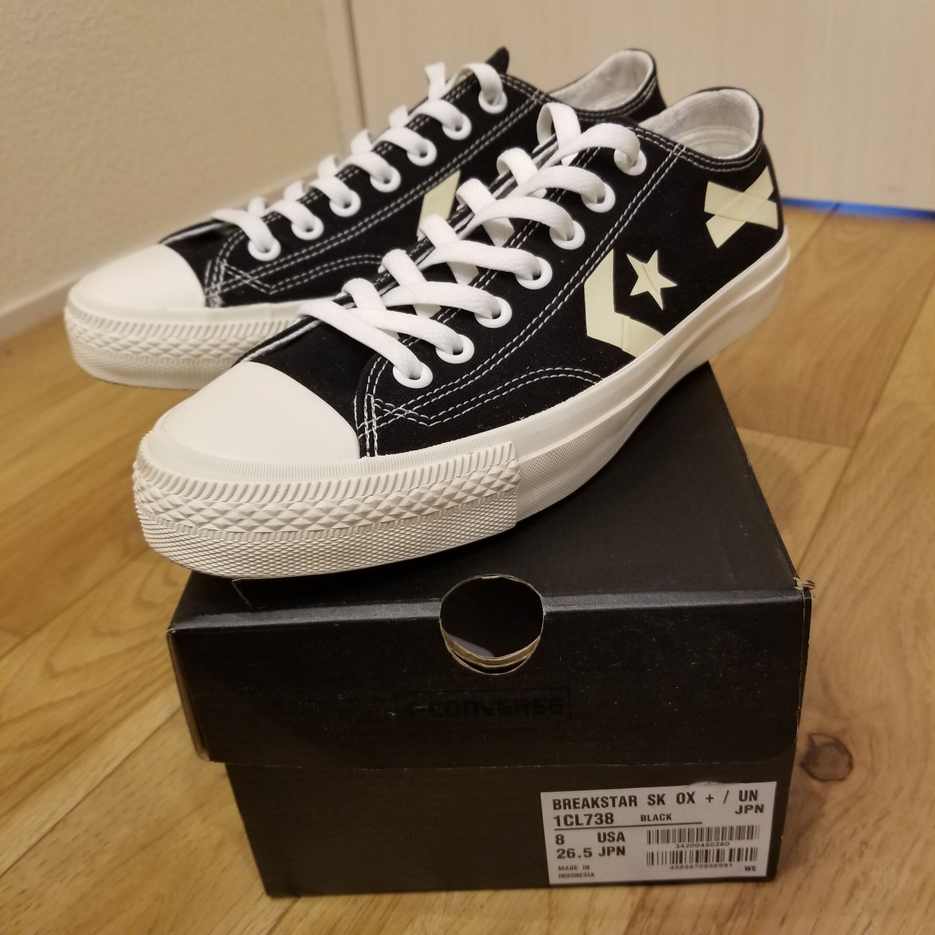 Union × Converse Breakstar SK OX "Black"