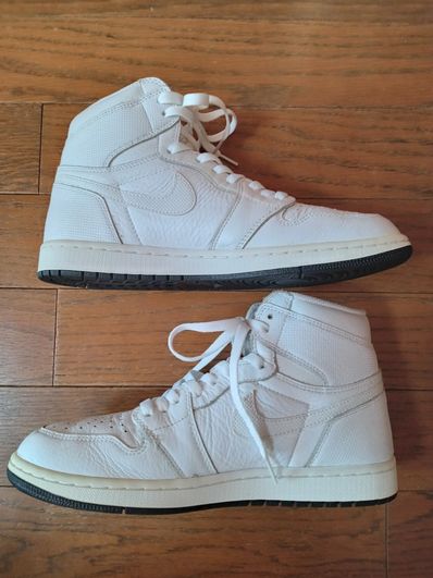 Air jordan 1 retro high og perforated shop white