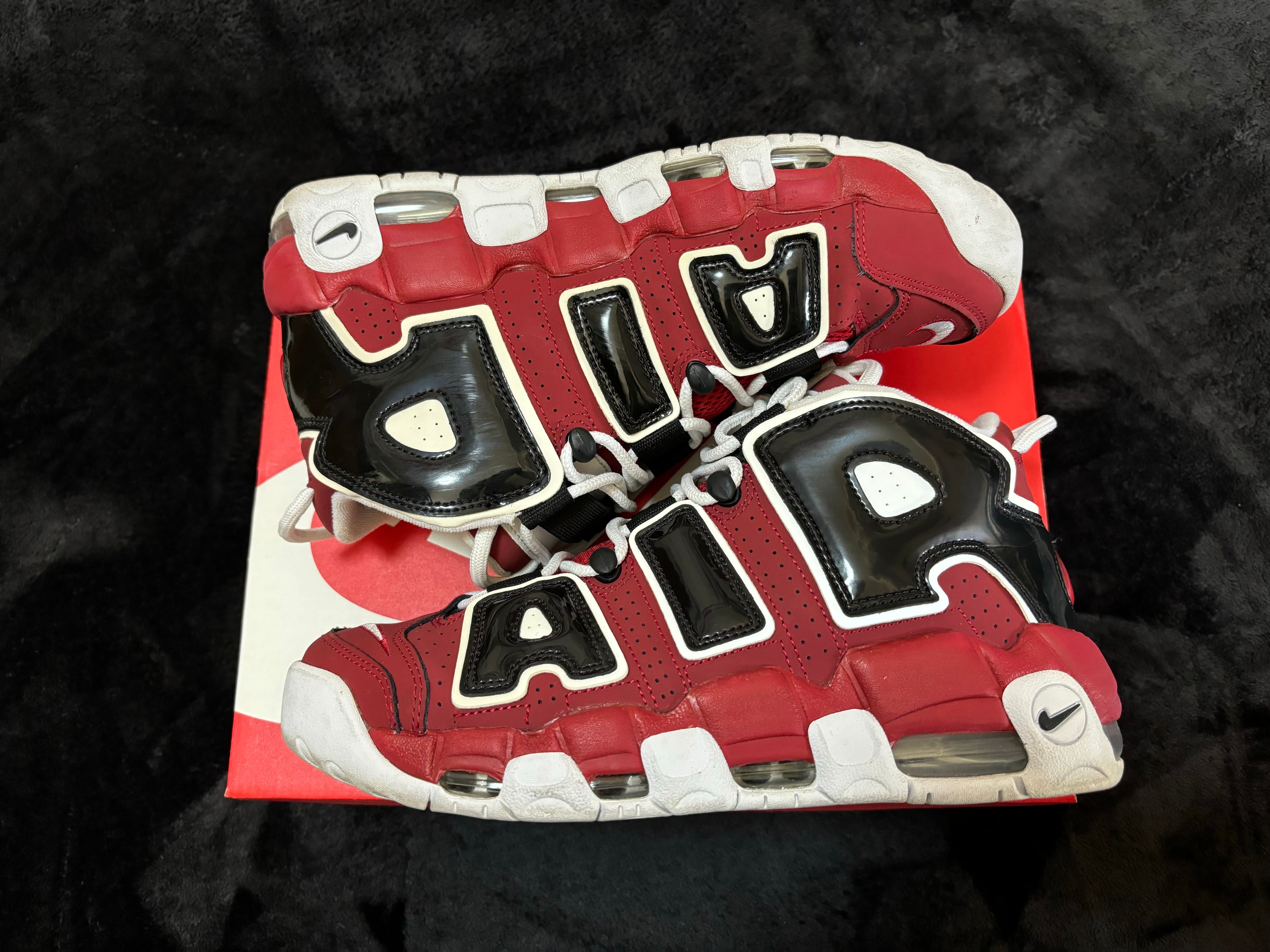 Nike Air More Uptempo ’96 "Black and Varsity Red" (2021) 