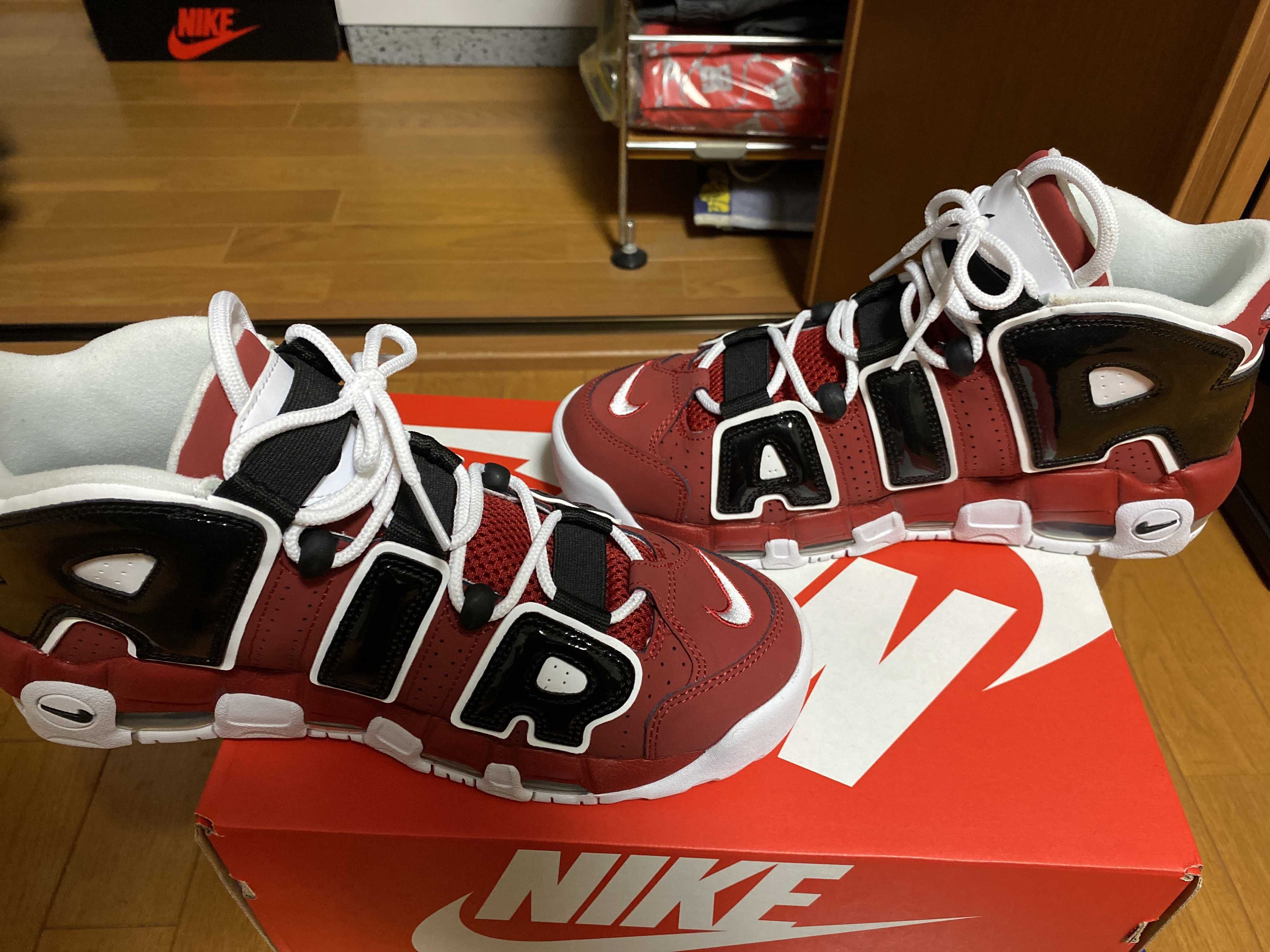 Nike Air More Uptempo ’96 "Black and Varsity Red" (2021) 