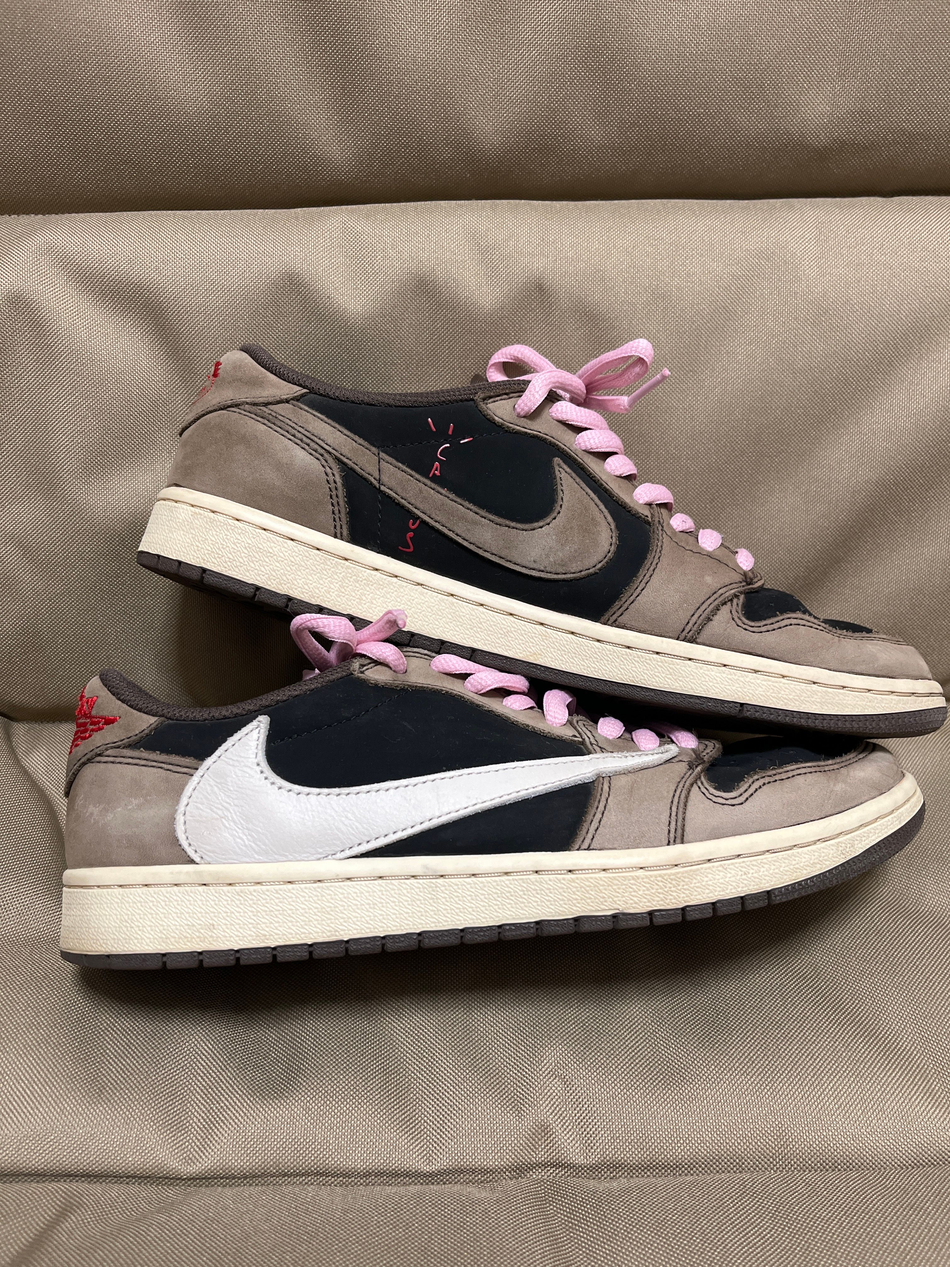 Travis Scott × Nike Air Jordan 1 Low OG SP-T  "Black/Dark Mocha"