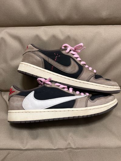 Travis Scott × Nike Air Jordan 1 Low OG SP-T "Black/Dark Mocha"