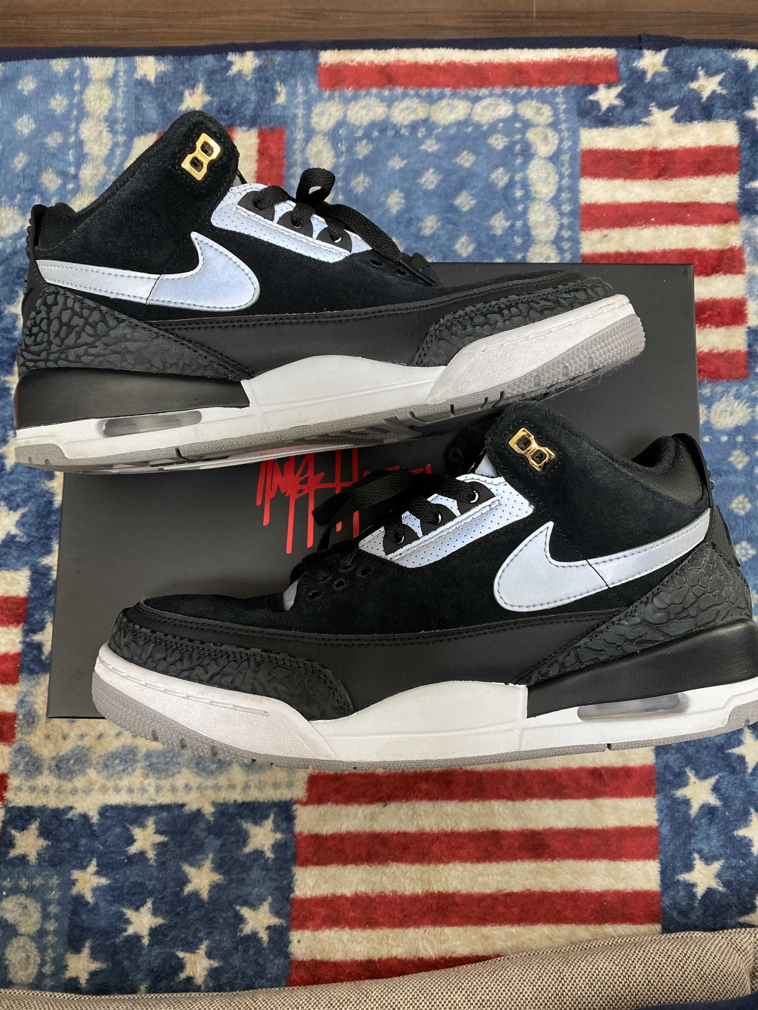 Nike Air Jordan 3 Retro Tinker "Black/Cement Grey"