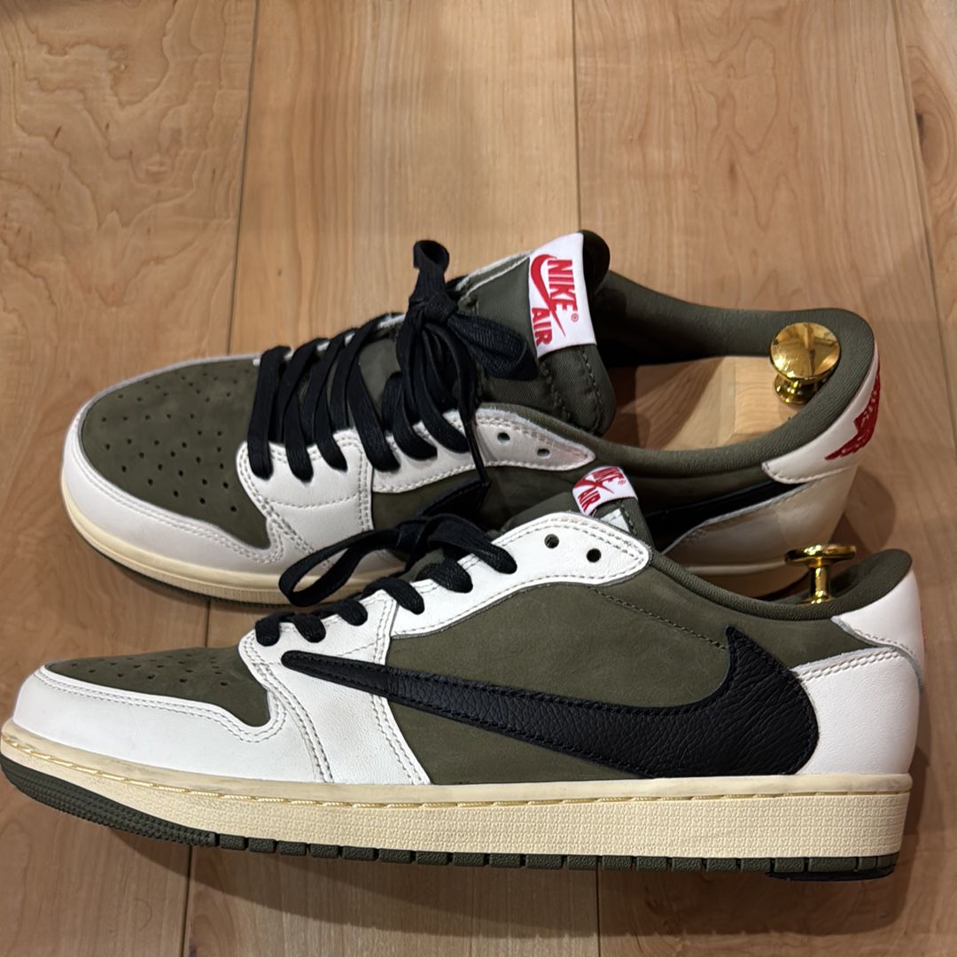 Travis Scott × Nike Air Jordan 1 Low OG SP "Reverse Olive"