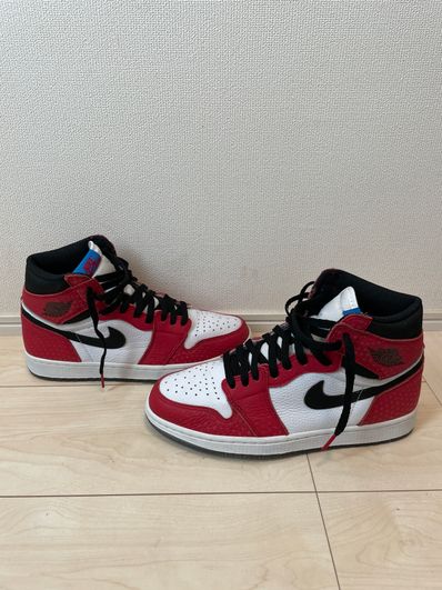 Spiderman × Nike Air Jordan 1 Origin Story "Gym Red/White/Photo Blue/Black"