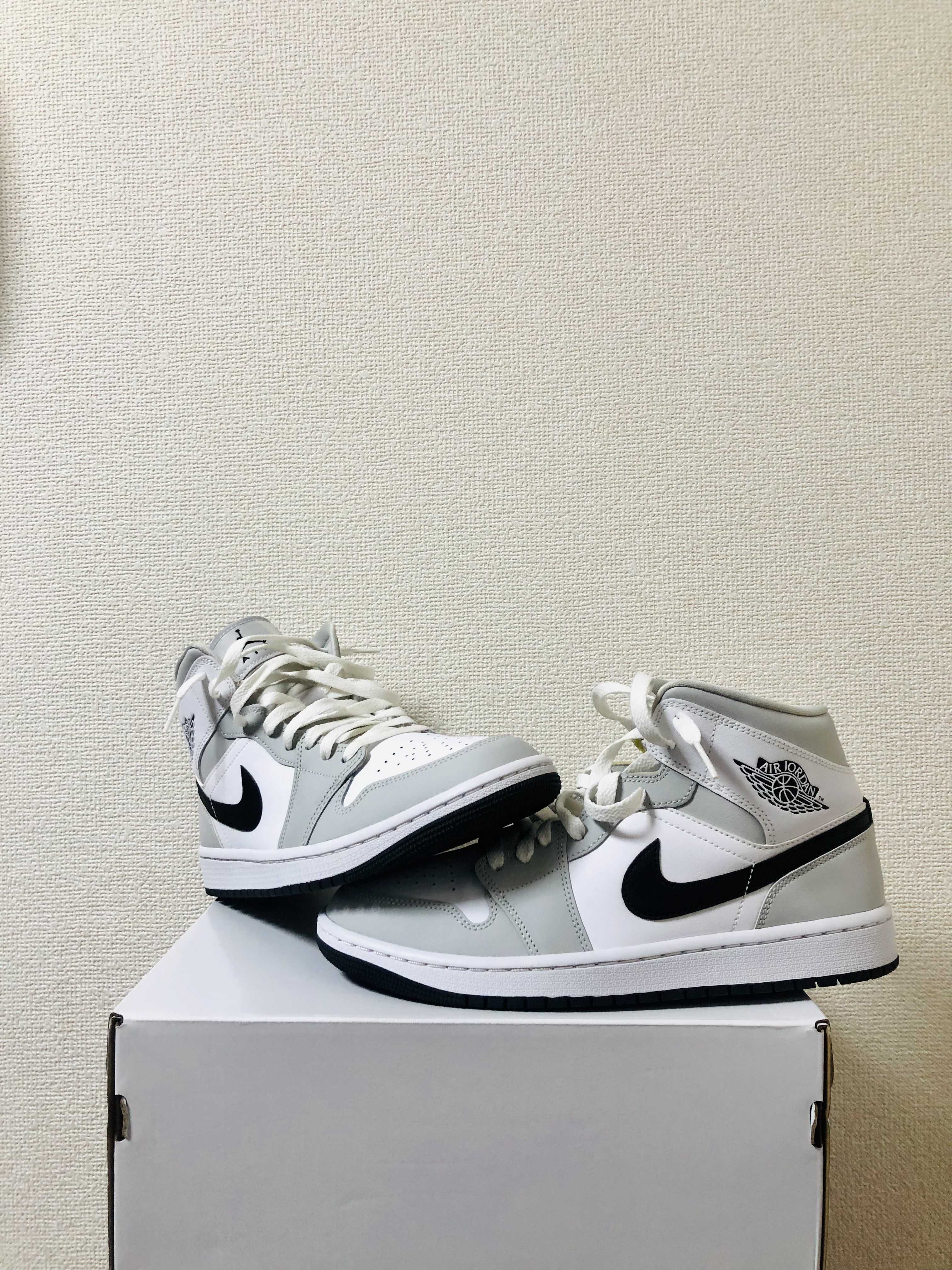 Nike Women's Air Jordan 1 Mid "Grey Fog/White/Black"