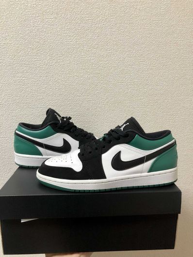 Nike Air Jordan 1 Low "White Black Mystic Green"