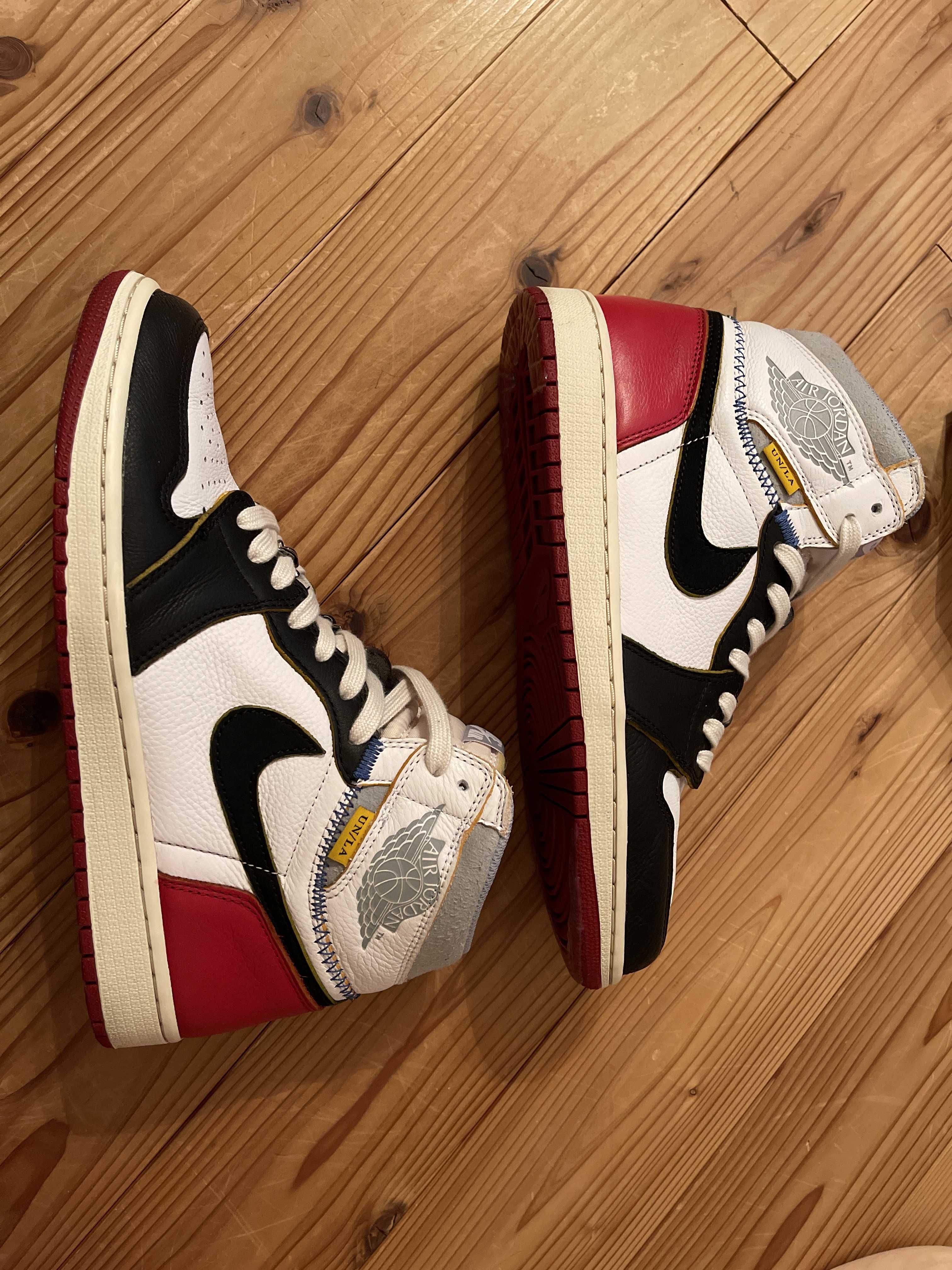 UNION × Nike Air Jordan 1 Retro High OG NRG "Varsity Red/Wolf Grey"